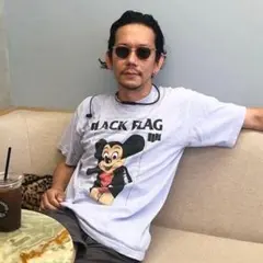 BLACK FLAG ミッキー【XLサイズ】長袖 ブラック 野村訓市