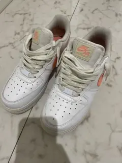 Nike Air Force 1 ホワイト/オレンジ
