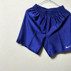 NIKE ナイキ 光沢 ブルー ハーフパンツ ショートパンツ L 青　おまけ付のサムネイル