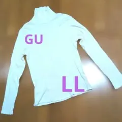 週末SALE！新品未使用✨GU スタイルヒートリブタートルネック XL