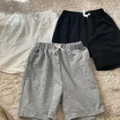 キッズ　ハーフパンツ3色セット