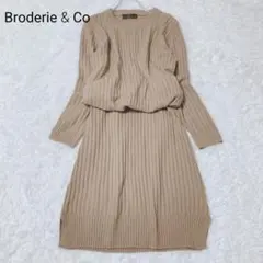 ブロードゥリーアンドコー レディースワンピース ベージュ サイズ38 ニット