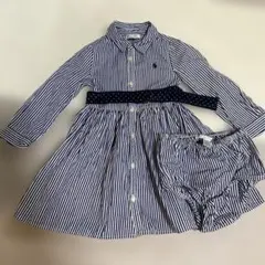 Ralph Lauren ストライプ ワンピース 24M
