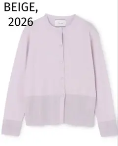 BEIGE, ベイジ JULIE/コットンシルク クルーネックカーディガン4のサムネイル
