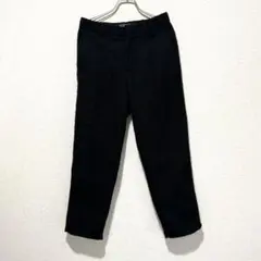 《H&M》ブラック ツイード スラックス パンツ 【M】