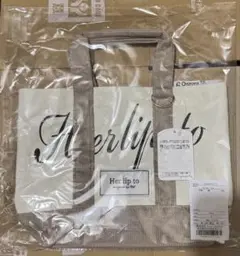 herlipto トート　ルミネ　HLT Mini Tote ivory