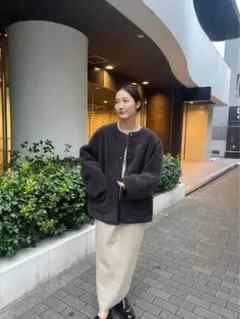 LAGUNAMOON リバーシブルボアムートンブルゾン アウター