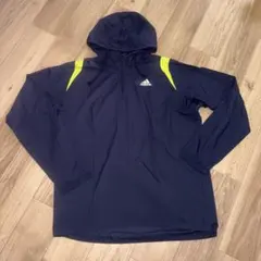 アディダスadidas ハーフジップナイロンジャケット プルオーバー