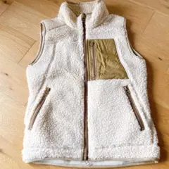 【未使用】Champion フリースベスト M クリーム