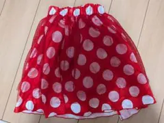 赤白ドット柄 チュールスカートのサムネイル