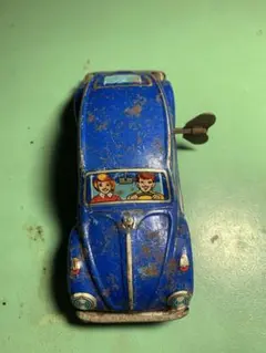 昭和レトロ ミニカー ブリキ　ゼンマイ ぜんまい 当時物　日本製のサムネイル