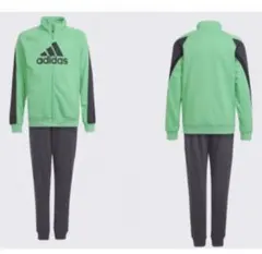 送料無料 新品 adidas ジュニア ビッグロゴ セットアップ 140