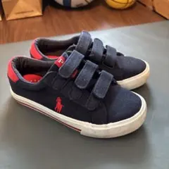 Polo Ralph Lauren エヴァンストン ネイビー/レッド 18cm