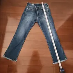 PLST ダークブルー ストレートデニム