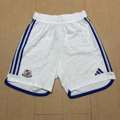 横浜F・マリノス adidas サッカー用ホワイトショートパンツ M