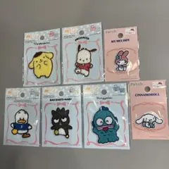 【新品未開封】サンリオ ワッペン 7枚セット