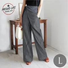 ワイドパンツ レディース ハイウエスト きれいめ 春 夏 秋