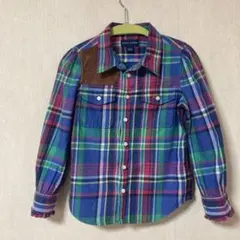 Ralph Lauren チェック柄 長袖シャツ 115