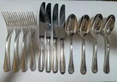 ノリタケ　ミートナイフ＆フォーク　テーブルスプーン計12点セット