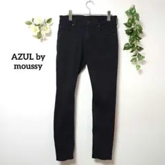 アズールバイマウジー スキニーパンツ L ストレッチ ブラック