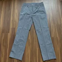 PUMA チェック柄 ストレートパンツ メンズウェア