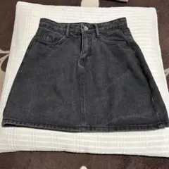 ブラックデニム ミニタイトスカート　mサイズ