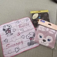 モ*︎様 【新品・未使用】（バラ売り対応可）ディズニー、スヌーピーハンカチタオル