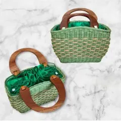 【美品】レディース バッグ カゴバッグ