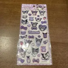 キャンディグリッターステッカー　シール　ステッカー　クロミ　サンリオ　ヒョウ柄