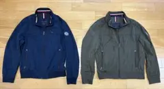 TOMMY HILFIGERナイロンジャケット ネイビー・オリーブ 2点セット