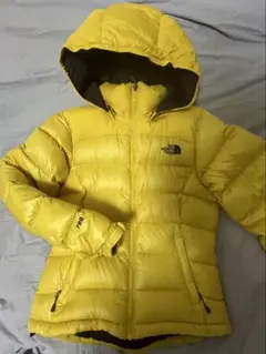 ノースフェイス　ヌプシ　ダウンジャケット　イエロー 　レディースM