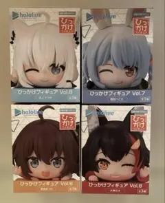 ホロライブ ひっかけフィギュア 白上フブキ・大神ミオ・夏色まつり・兎田ぺこら