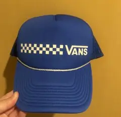 vans otto キャップ　チェッカーフラッグ　USA メッシュキャップ