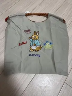 刺繍トートバッグ　M うさぎ