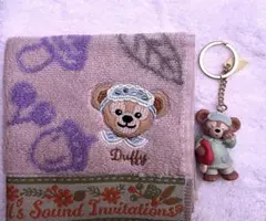 フォールズ・サウンド・インビテーション キーチェーン　ミニタオル　ダッフィー