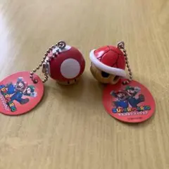 スーパーマリオ マスコットフィギュア キーホルダー 2種セット