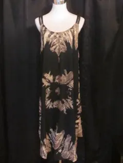 タイ産⑱【タイダイ染め リゾート キャミワンピース 】アジアン＆エスニック