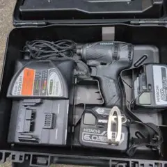 日立工機 インパクトドライバー WH 14DBAL 本体 充電器セット - メルカリ