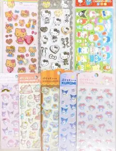 ぷくっとシール マシュマロシール　キャラクターずかんシール　サンリオ　キティ