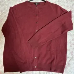 ユニクロ　カシミヤ　カーディガン　XL