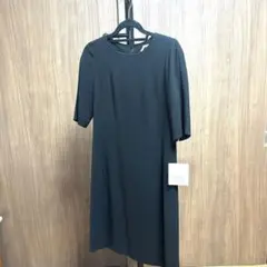 【新品】MARLENEDAM ブラックワンピース 40サイズ 5分袖 フォーマルのサムネイル