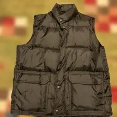 ANDLOブラック ダウンベスト Lサイズ