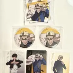 アニメーション呪術廻戦展七海建人 缶バッジ クリアカード アクリルキーホルダー