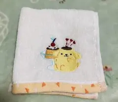 ポムポムプリン ミニタオル ハンカチ サンリオのサムネイル