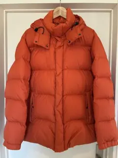 【極美品】OLD UNIQLO プレミアムダウン L オレンジ 00s Y2K