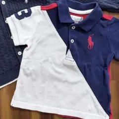 Ralph Lauren ラルフローレン　ポロシャツ　刺繍ロゴ　ビッグポロ