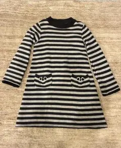 BeBe ストライプ柄 ワンピース 140