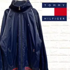 TOMMY HILFIGER ナイロンジャケット ネイビー M