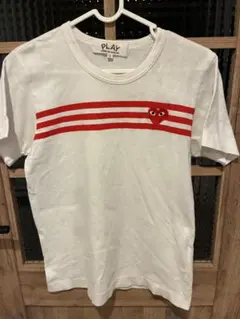 PLAY COMME des GARÇONS 半袖Tシャツ カットソー ホワイト - メルカリ
