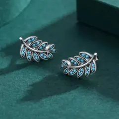 X441 ピアス レディース ゴールド トルコ石 ターコイズ ブルー